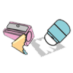 temperówka + gumka
